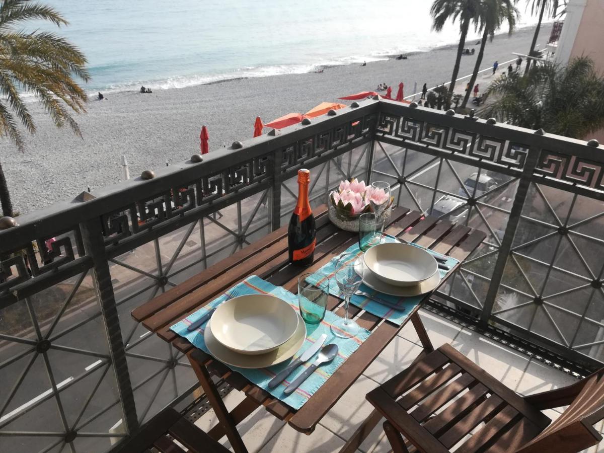 Villa Azzurra Menton Apt Luxe, Front Mer, 4Th Floor Of 5, Wifi, Tvsat, Climate Exterior photo